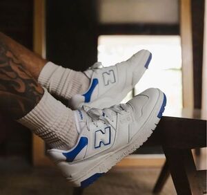 ✨New Balance 550 White & Blue Sz 13 Sneakers✨